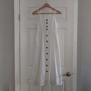 New eyelet sundress white size XS/small